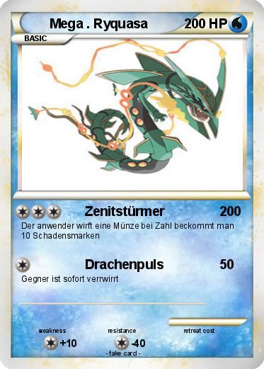 Pokemon Mega . Ryquasa