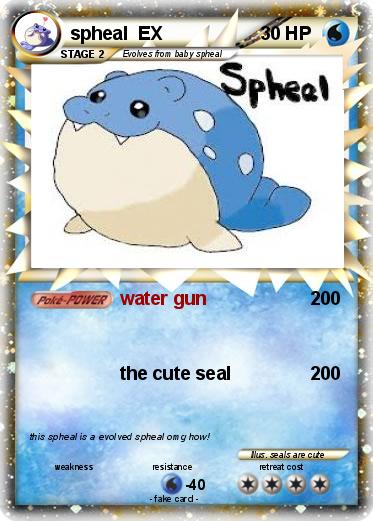 Pokemon spheal  EX