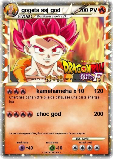 Pokemon gogeta ssj god