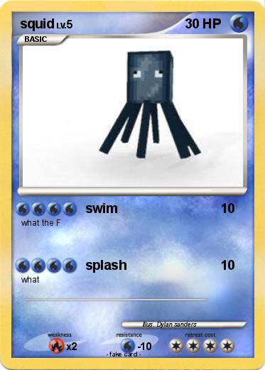 Pokemon squid
