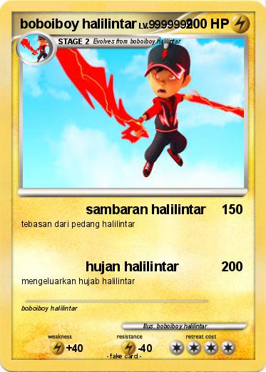 Pokemon boboiboy halilintar