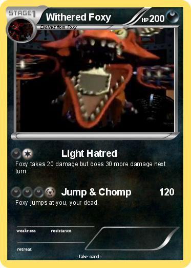 Pokemon Withered Foxy