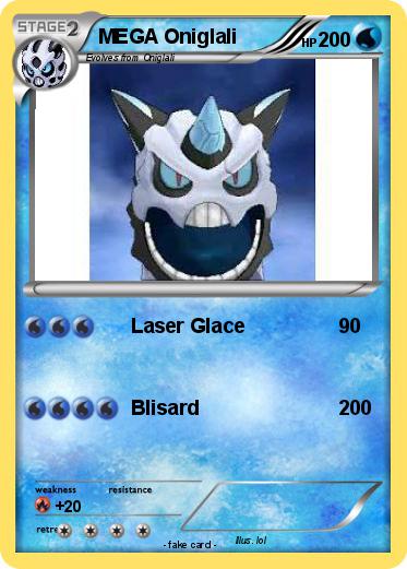 Pokemon MEGA Oniglali