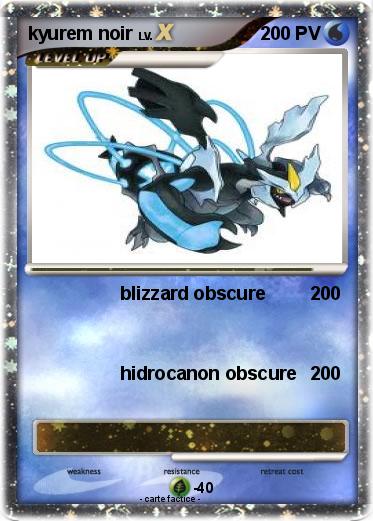 Pokemon kyurem noir