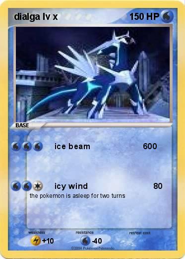 Pokemon dialga lv x                      