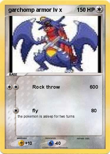 Pokemon garchomp armor lv x                      