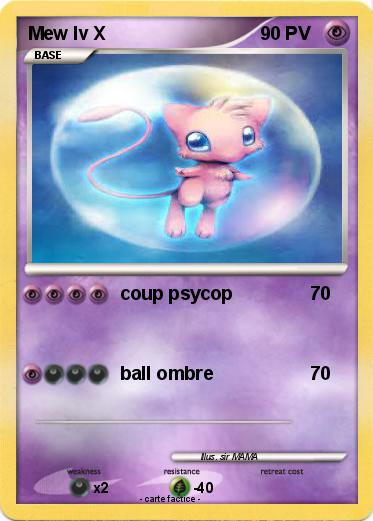 Pokemon Mew lv X