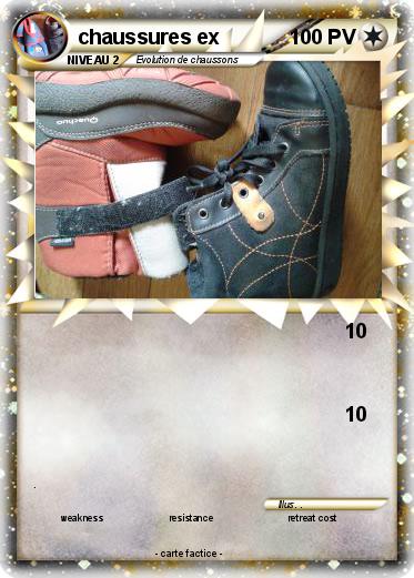 Pokemon chaussures ex