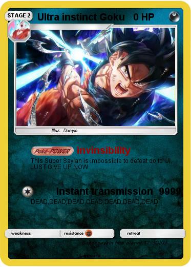 Pokemon Ultra instinct Goku