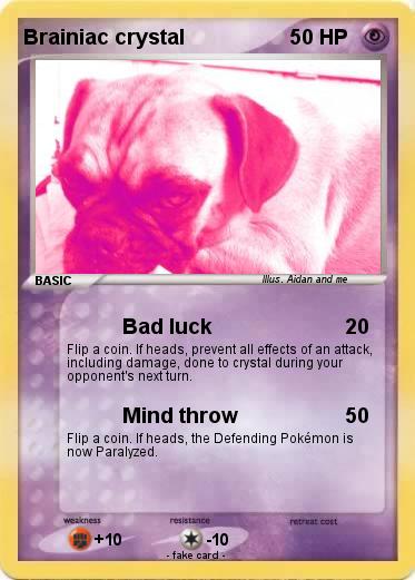 Pokemon Brainiac crystal