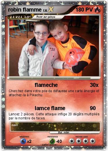 Pokemon robin flamme