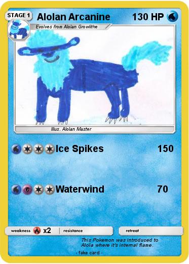 Pokemon Alolan Arcanine