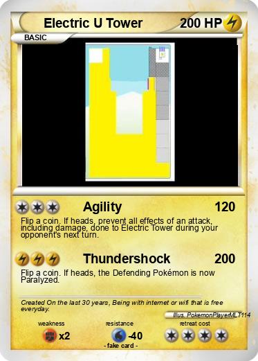 Pokemon Electric U Tower