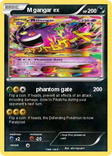 Pokemon M gangar ex
