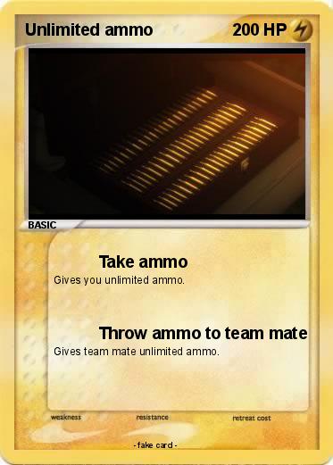 Pokemon Unlimited ammo