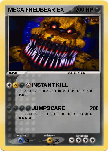 Pokemon MEGA FREDBEAR EX