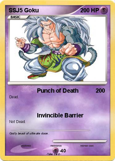 Pokemon SSJ5 Goku