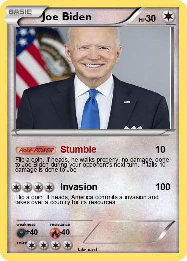 Pokemon Joe Biden