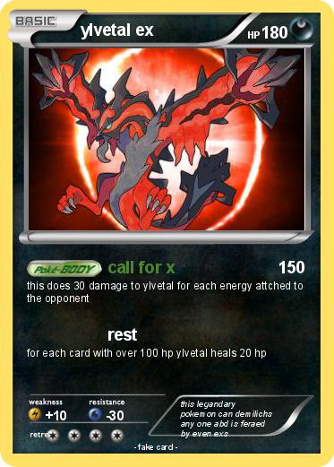Pokemon ylvetal ex
