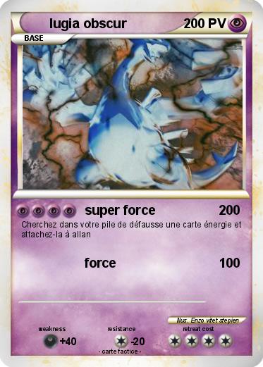 Pokemon lugia obscur
