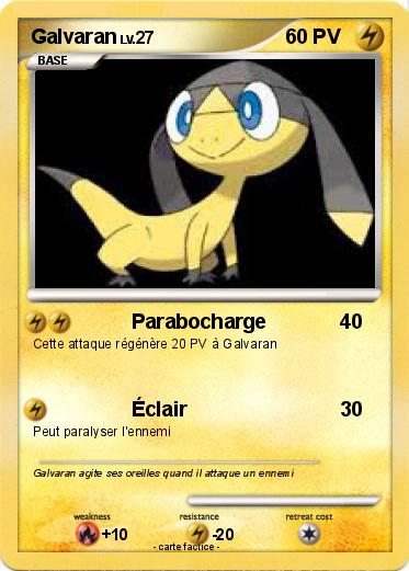 Pokemon Galvaran