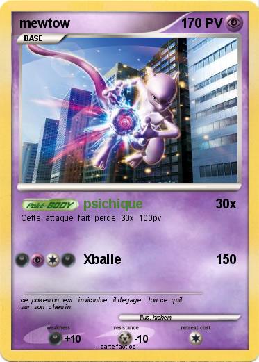 Pokemon mewtow