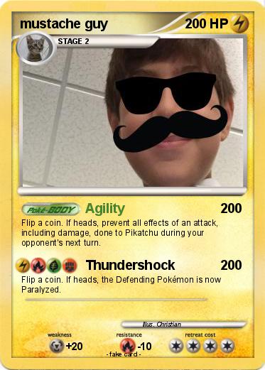 Pokemon mustache guy