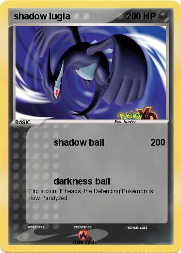 Pokemon shadow lugia