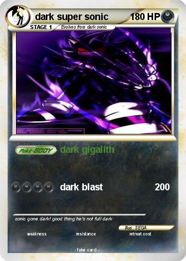 Pokemon dark super sonic