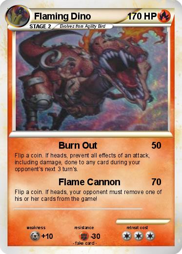 Pokemon Flaming Dino