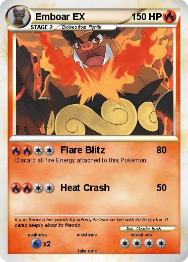 Pokemon Emboar EX