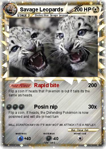 Pokemon Savage Leopards
