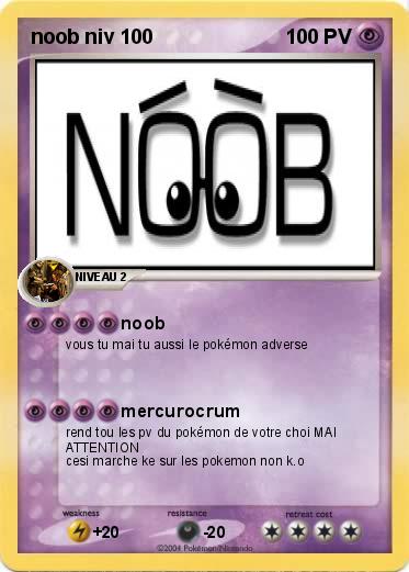Pokemon noob niv 100