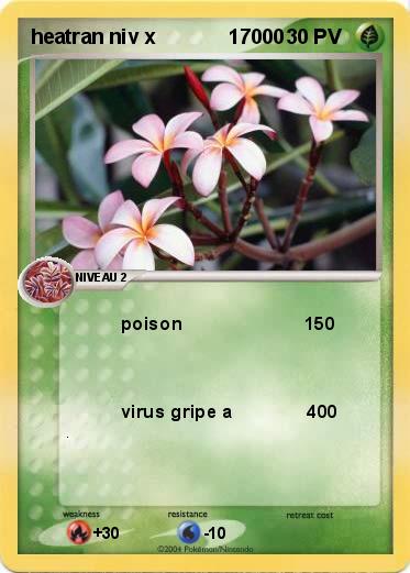 Pokemon heatran niv x             17000