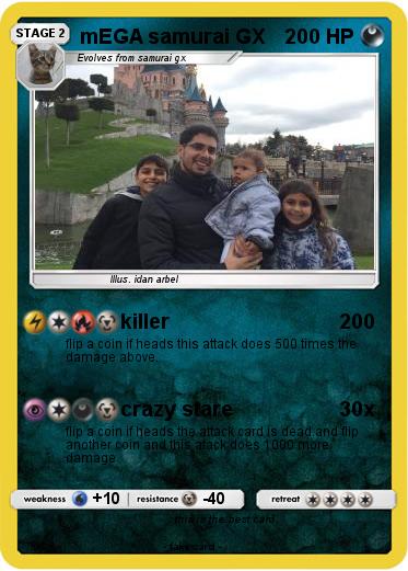 Pokemon mEGA samurai GX