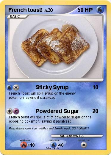 Pokemon French toast!