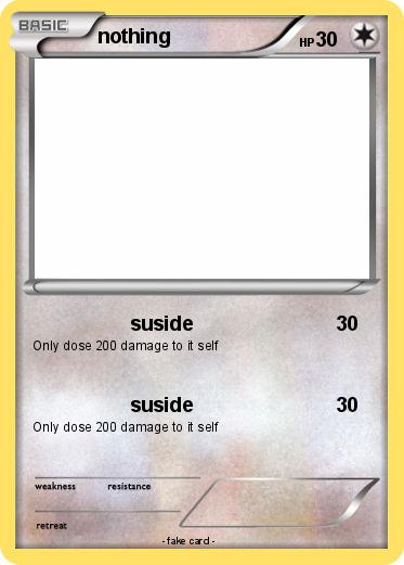 Pokemon nothing
