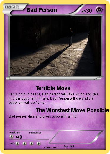 Pokemon Bad Person