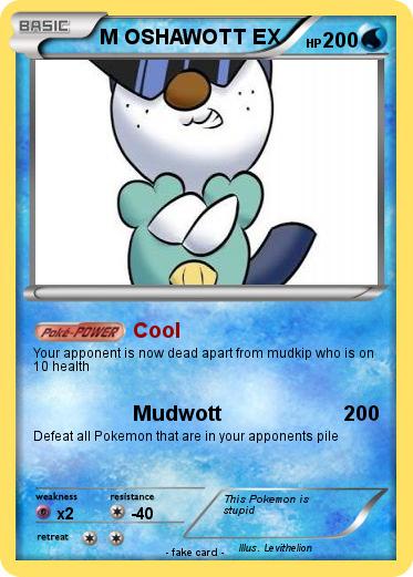 Pokemon M OSHAWOTT EX