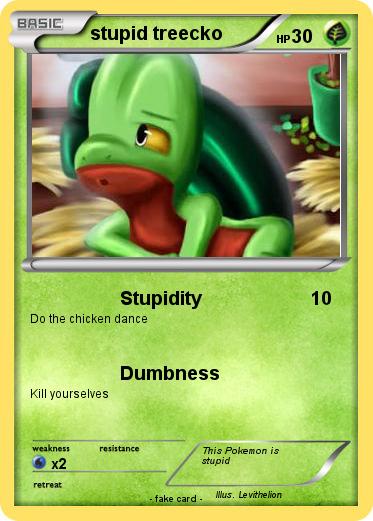 Pokemon stupid treecko