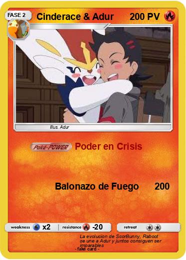 Pokemon Cinderace & Adur
