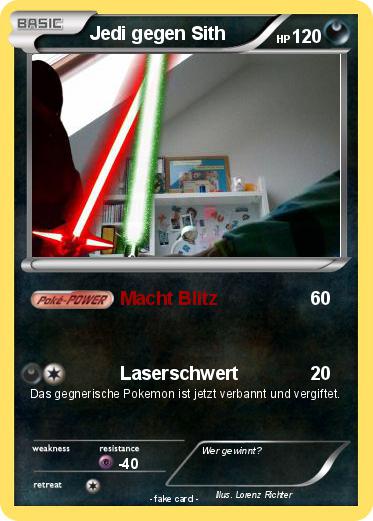 Pokemon Jedi gegen Sith