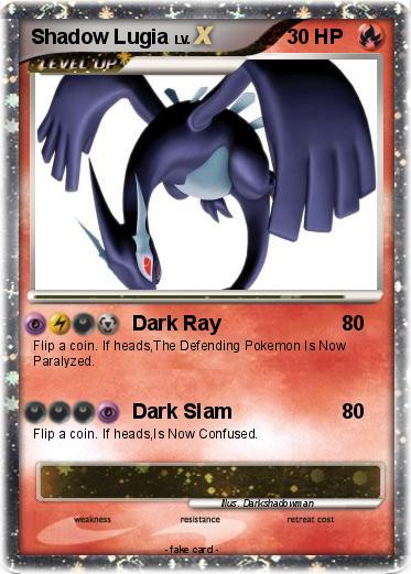 Pokemon Shadow Lugia