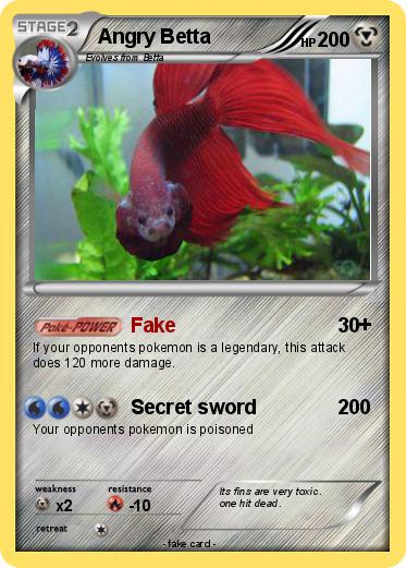 Pokemon Angry Betta
