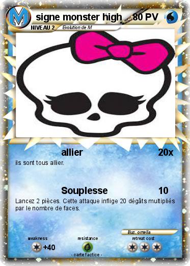 Pokemon signe monster high