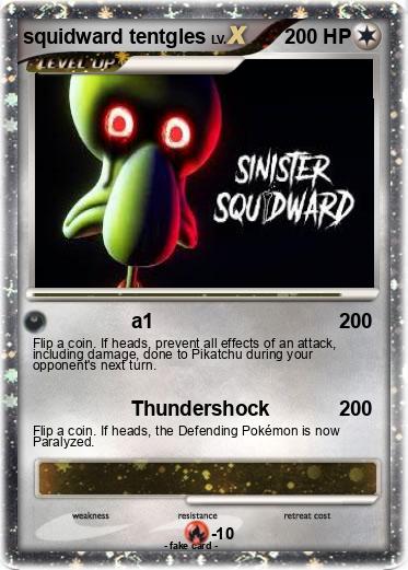Pokemon squidward tentgles