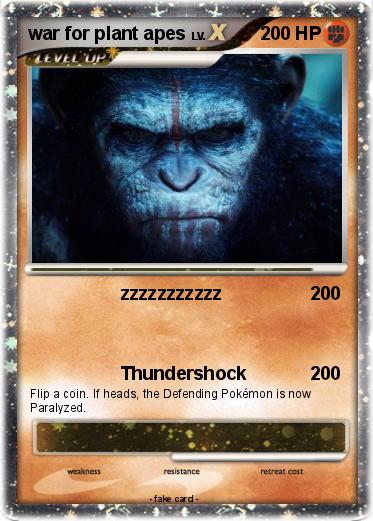 Pokemon war for plant apes