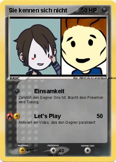 Pokemon Sie kennen sich nicht
