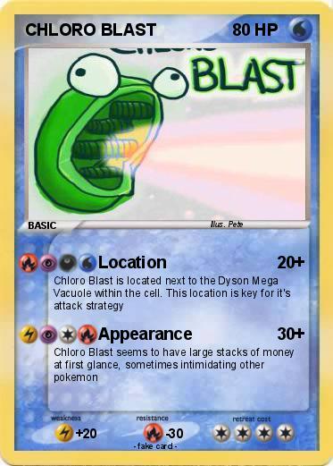 Pokemon CHLORO BLAST