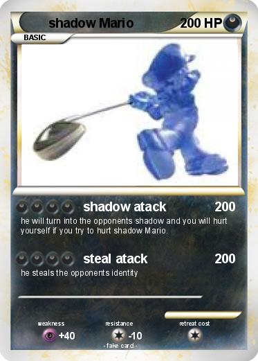 Pokemon shadow Mario